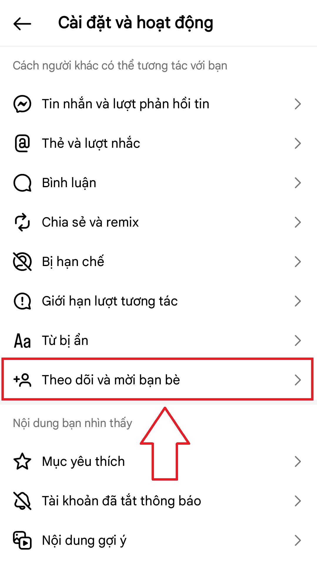 tắt gắn cờ instagram